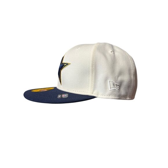 New Era 59FIFTY Dallas Cowboys Fitted Hat Cream/Navy Size 7 1/8 SuperBowl XXVIII - Picture 6 of 8